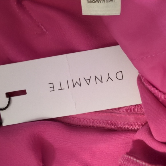 Dynamite Muave Izabel Satin Cargo Pants Size 4 - Picture 6 of 9